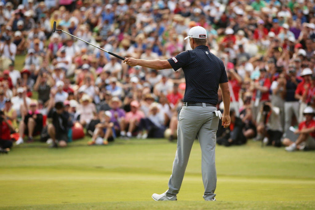 Matt Jones celebrates at the Australian Open